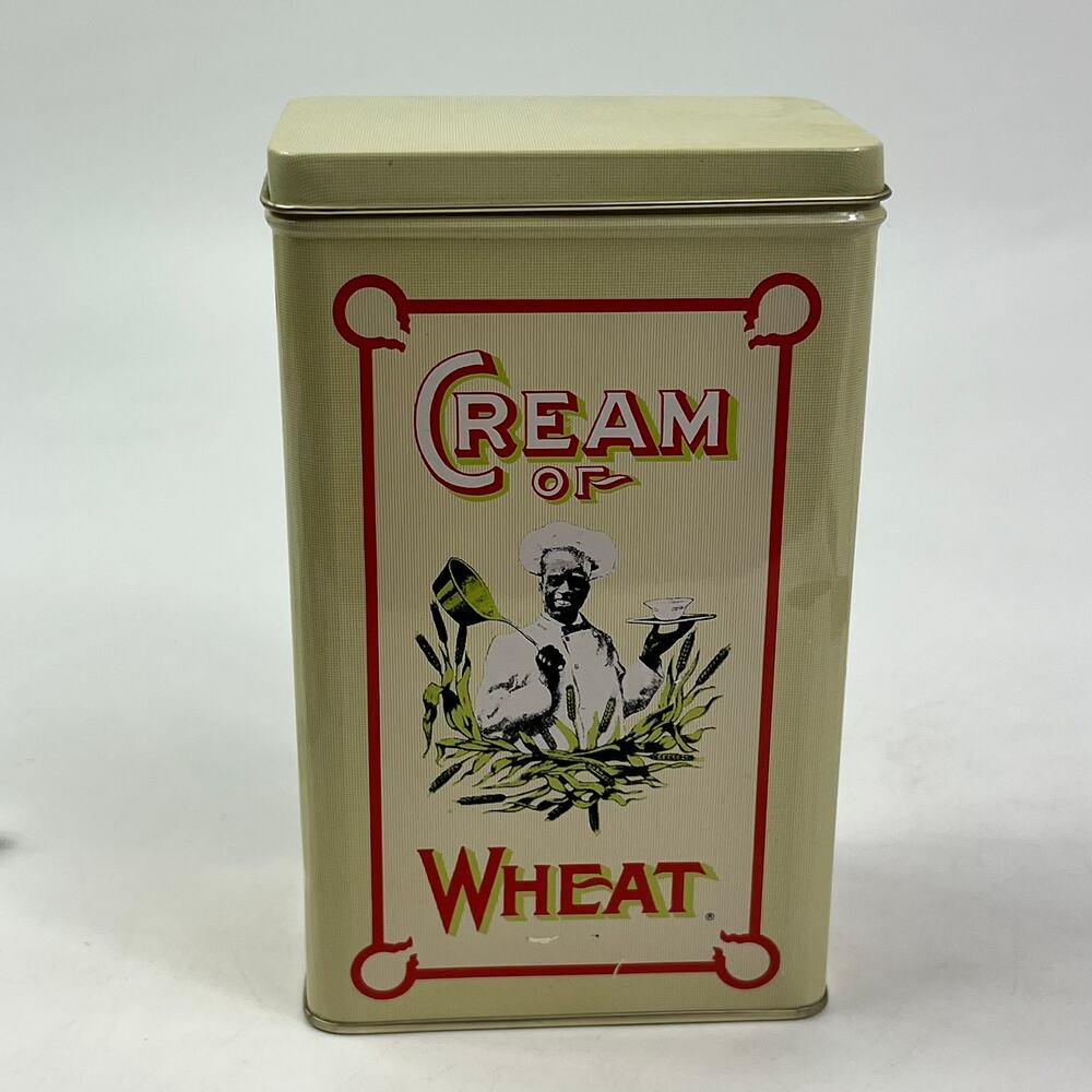 1984 Cream Of Wheat Advertising Tin Nabisco Replica Of 1924 Vtg Kitchen Decor